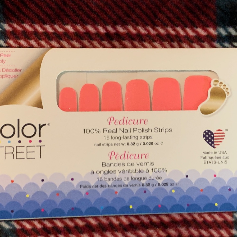 Color Street Pedicure Nail Strips - You, Me, and Capri